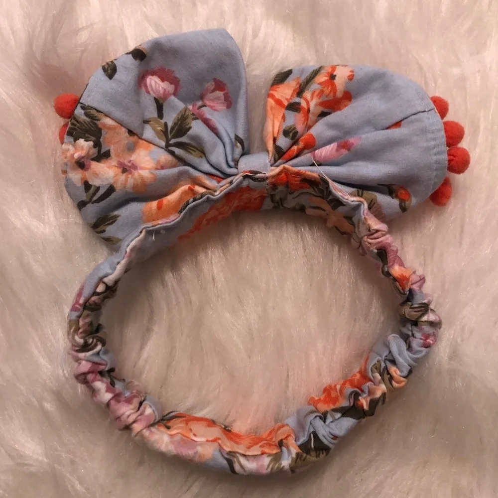 Beautiful, big, boho baby bow headband